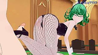 I watched Tatsumaki and Fubuki in bunny girl outfits having intense sex in this One-Punch Man hentai