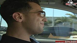 Skinny Blonde Wife with Perfect Small Tits GETS a Cumshot in Her Mouth While Cuckold Watches