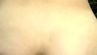 this perfect body girl is getting cum in her ass outdoors, doggystyle pov close-up