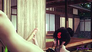 Japanese shemale Mia in hardcore Yaoi femboy action