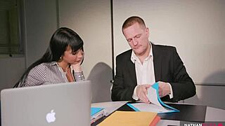 Valentina Ricci feels rough anal passion as secretary