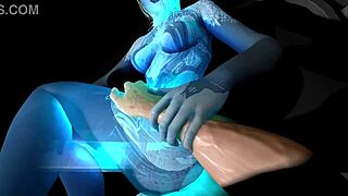 Cortana Feels Deep Love for My Dick in 3D Hentai Uncensored