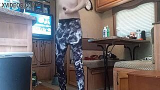 I can’t believe I’m alone with my twink friend in this camper!