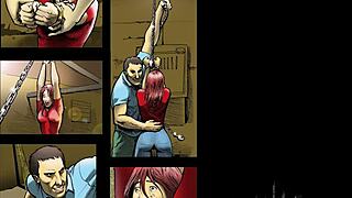 Cartoon babes get pussy pounded hard and scream from cock.