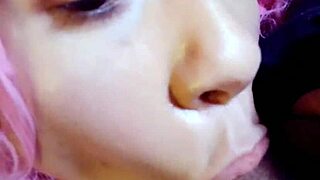 Swallow that big cock now!