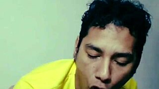 i'm suckin' this hairy argentinian guy's delicious cock with sloppy blowjobs, amateurs gay fun