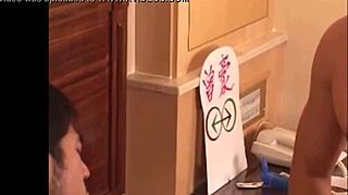 Muscle Encounter With Boss In Uniform At Work