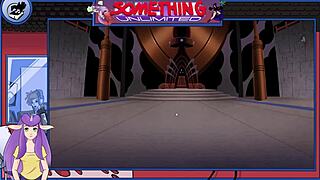 Watch the muscular redhead's big tits bounce in anime fucking!