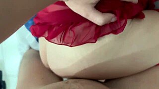 Married woman cheats and gives blow job on the phone to her husband