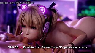 3D animated video with uncensored teen blowjobs and sex