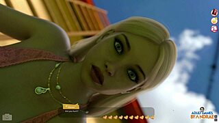 Naomi’s curvaceous body and big cock lover in 3D cartoon
