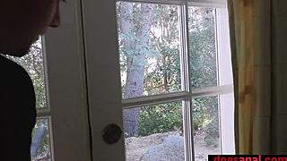 Only Anal Brings This Skinny Pale Teen to Climax