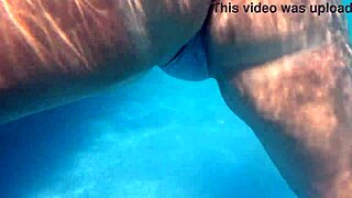Underwater PAWG Shaking Big Ass in 4K