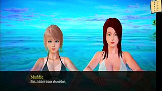 my new family gets wild with big tits and ass in hentai threesome