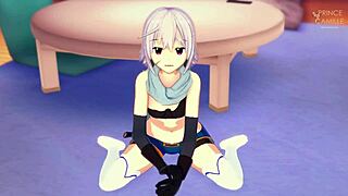 Chris petite with small tits craved wild sex today