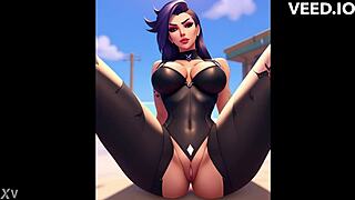 Overwatch-inspired computer-generated hentai