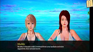 my new family gets wild with big tits and ass in hentai threesome