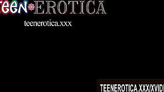 Brunette teen enjoys anal with boyfriend