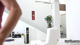 in pov, the pretty chick sucks and licks before her pussy gets hardcore screwed