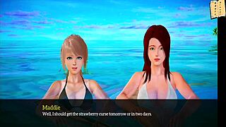 my new family gets wild with big tits and ass in hentai threesome