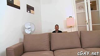 Free gay sex session with intense homo action