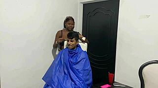 I went for a haircut and ended up banging hard with the stylist.