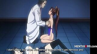 Hell yeah, old teacher turns lesbian students straight with raw hentai action!