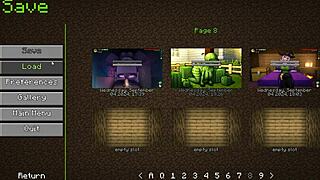 warden craves steve's huge cock in hornycraft parody, getting creampied