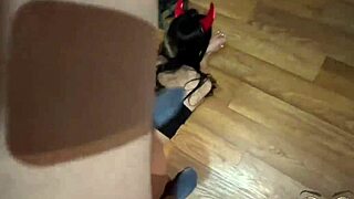 Stepson Helps Stepmom Before Halloween