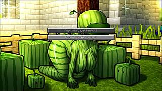 warden craves steve's huge cock in hornycraft parody, getting creampied