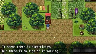 TANNED GIRL NATSUKI MASTURBATES OVER HER PLUMP BODY IN HENTAI GAME EP 5!