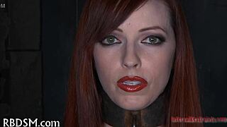 Naughty couple enjoys rough sex with bondage and spanking