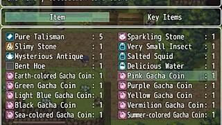 TANNED GIRL NATSUKI MASTURBATES OVER HER PLUMP BODY IN HENTAI GAME EP 5!