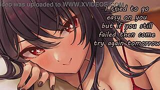 hu tao dominates with her feet in this anime joi session edging and humiliating you