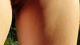 Outdoor stepsister masturbate session in public park