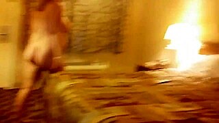 In a hotel room, a pregnant milf with big tits gets fucked hard from pov.