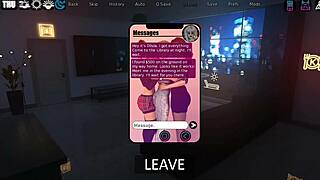 3D game of passion with a girl of enormous ass