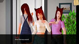 Redhead Milf's Big Tits And Ass In Hentai Family