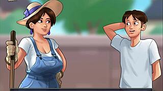 Adult visual novel walkthrough of Summertime Saga 70