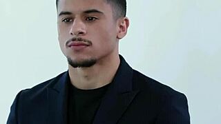 Gay sex with a black bodybuilder and a French guy