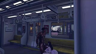 busty slut got railed by a huge bbc on the train