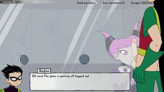 in 18titans part 14, blackfire has fun with hentai