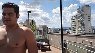 Yuri Gaúcho enjoys intense summer day sex by the pool