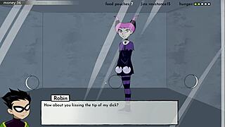 in 18titans part 14, blackfire has fun with hentai