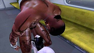 busty slut got railed by a huge bbc on the train