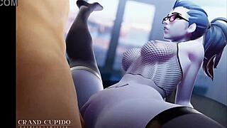 Overwatch Widowmaker Compilation Features Anal Sex And Masturbation