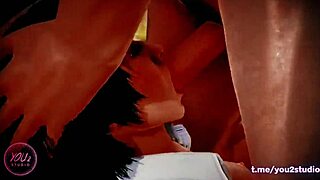 Helena Sucks Big Monster Cock In 3D Hentai Blowjob Animation