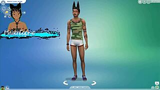 Sims 4 wicked mod: playing naked with curvy neighbor in uncensored fun