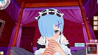 【RE ZERO REM】MALE TAKE POV 3DHENTAI ANIME GAME KOIKATSU VIDEO