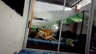 incredible stepmom and stepson getting it on with real homemade banging